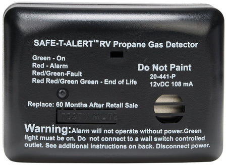 MTI INDUSTRY 20-441-P-BL MTI Industries 20441PBL 12V LP Gas Alarm RV & Camper