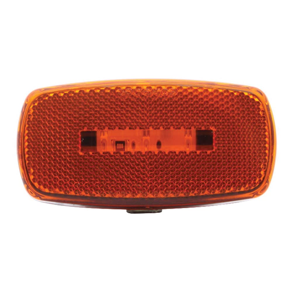 OPTRONICS MCL32ABS Surface Mount LED Marker Clearance Light with Reflex, Amber Marine & Electronics