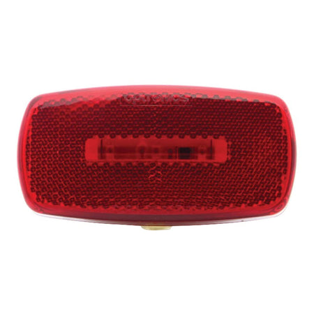 OPTRONICS MCL32RBS LED M/C;OVAL;BLK; RED