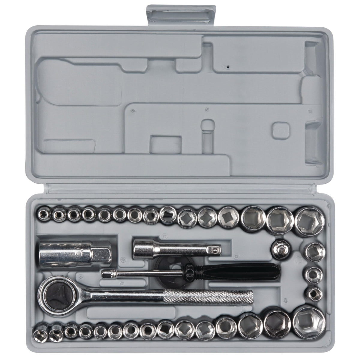 PERFORM TOOL W1173 Performance Tool  40-Piece SAE and Metric Socket Wrench Set Engine & Performance