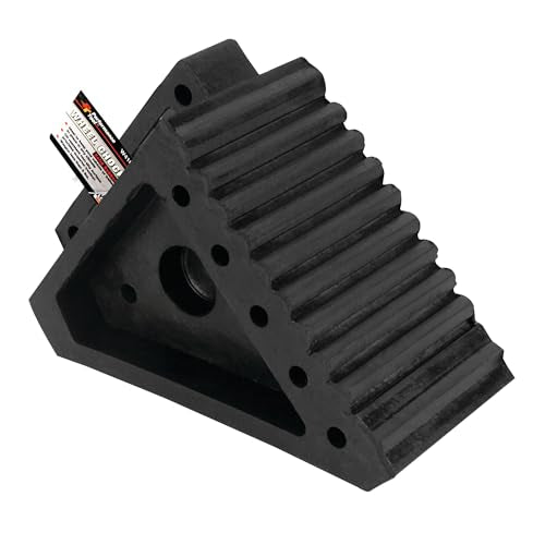 PERFORM TOOL W41001 Performance Tool All-Weather Solid Rubber Wheel Chock RV & Camper