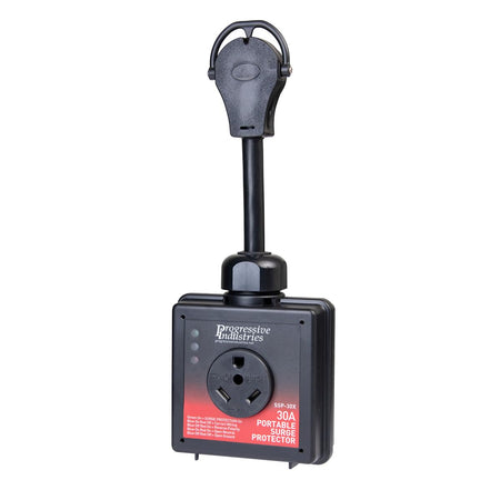 PROGRESSIVE SSP-30X Industries Portable RV Smart Surge Protector, Black, 30 Amp RV & Camper