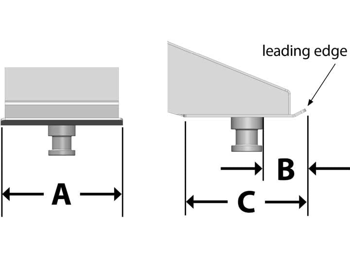 PULLRITE 331723 Quick Connect Capture Plate for Lippert Rhino Pin Box RV & Camper
