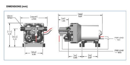 SHURFLO 4028100E54 SHURFLO WATER PUMP