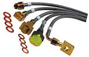 SKYJACKER FBL88 () 4- 6 Stainless Steel Brake Line - Pair,Black Overlanding & 4x4