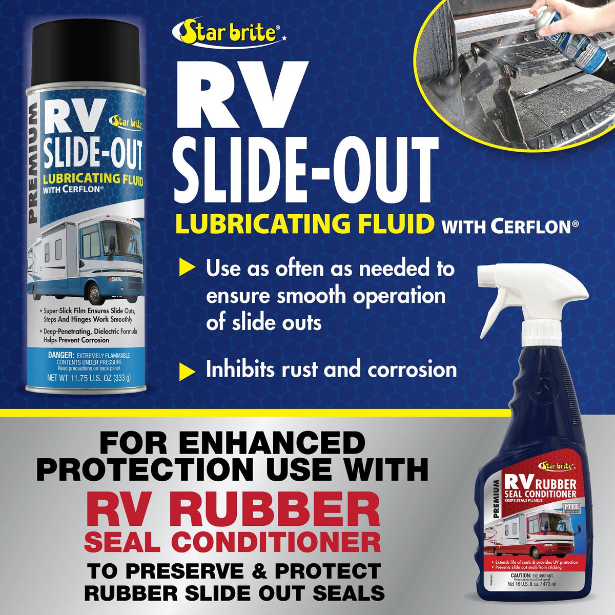 STAR BRITE 078212 SLIDE OUT LUBE 12 OZ