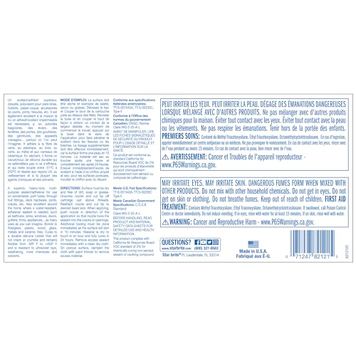 STAR BRITE 082121 SILICONE SEALANT 10.3OZ WHT - CA