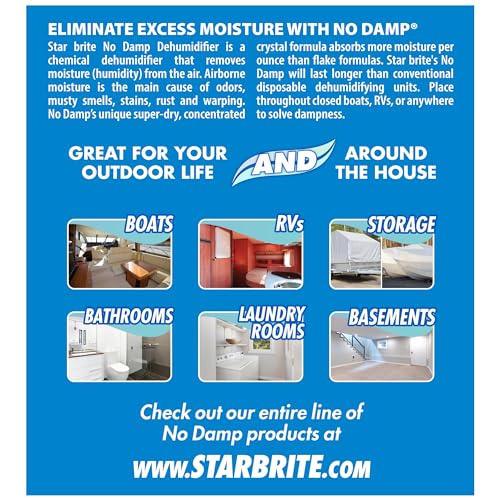 STAR BRITE 085412 No Damp Moisture Absorber & Dehumidifier Marine & Electronics