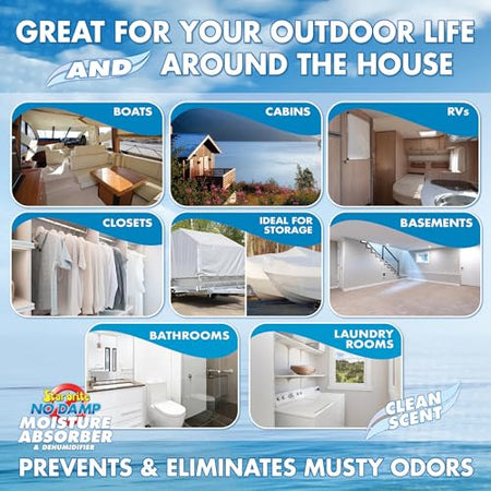 STAR BRITE 085412 No Damp Moisture Absorber & Dehumidifier Marine & Electronics