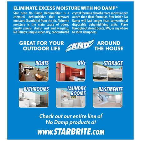 STAR BRITE 085412 NO DAMP DEHUMIDIFIER 12 OZ.