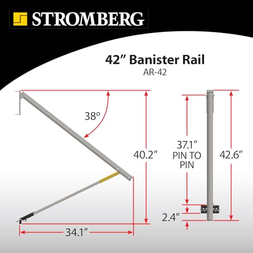 STROMBER AR42 42' BANISTER STYLE LEND-A-HAND RAIL
