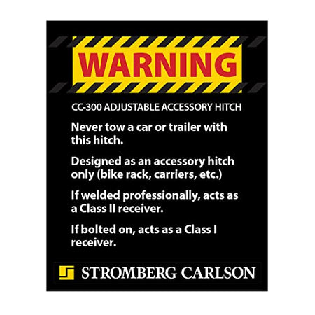 STROMBER CC300 FRAME MOUNT ACCESSORY HITCH