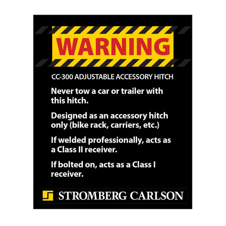 STROMBER CC300 FRAME MOUNT ACCESSORY HITCH