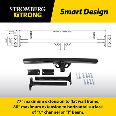 STROMBER CC-300 g Carlson Adjustable Accessory Hitch - Hitch Receiver for Bike Rac... RV & Camper