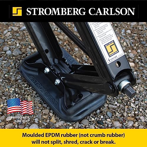 STROMBER JBP-SJSC.2 g Carlson RV Jack Pads – 2-Pack Scissor Jack Shoe for Trailer, Leve...