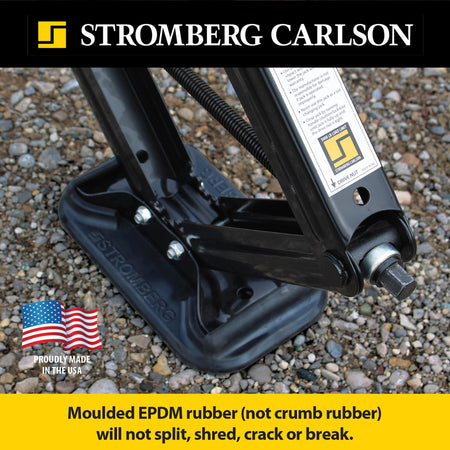 STROMBER JBP-SJSC.2 g Carlson RV Jack Pads – 2-Pack Scissor Jack Shoe for Trailer, Leve...