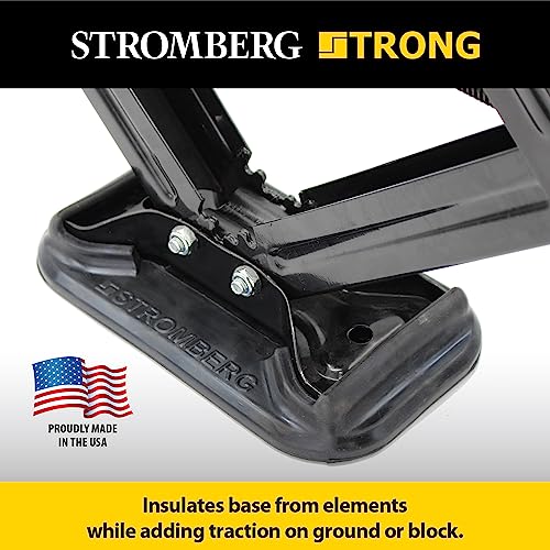STROMBER JBP-SJSC.2 g Carlson RV Jack Pads – 2-Pack Scissor Jack Shoe for Trailer, Leve...