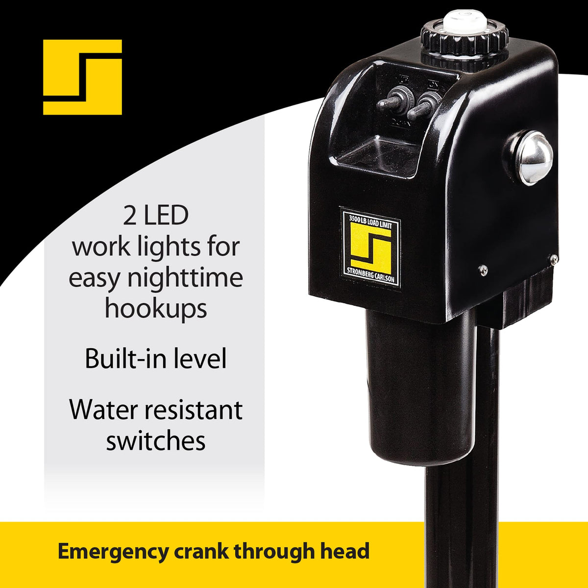 STROMBER JET3755 ELEC TONGUE JACK BLACK