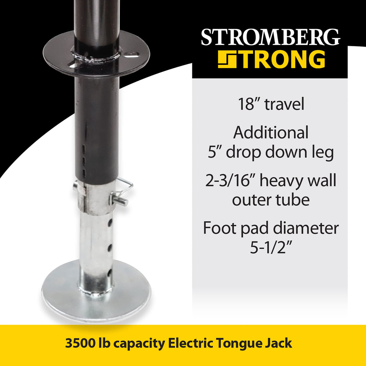 STROMBER JET3755 ELEC TONGUE JACK BLACK