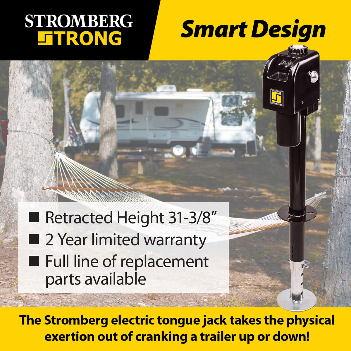 STROMBER JET3755 ELEC TONGUE JACK BLACK