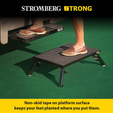 STROMBER S-150 g Carlson 24? x 16? Adjustable RV Platform Step, Heavy-Duty Rust-Re... RV & Camper