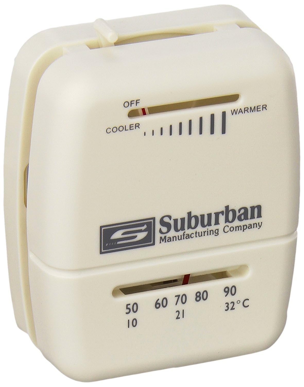 SUBURBAN MFG 232229 Suburban 161154 Wall Thermostat - Heat Only - White RV & Camper
