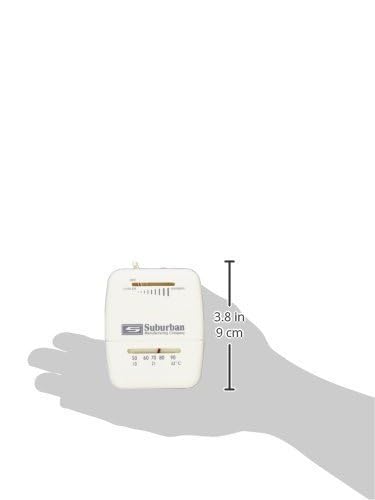 SUBURBAN MFG 232229 Suburban 161154 Wall Thermostat - Heat Only - White RV & Camper