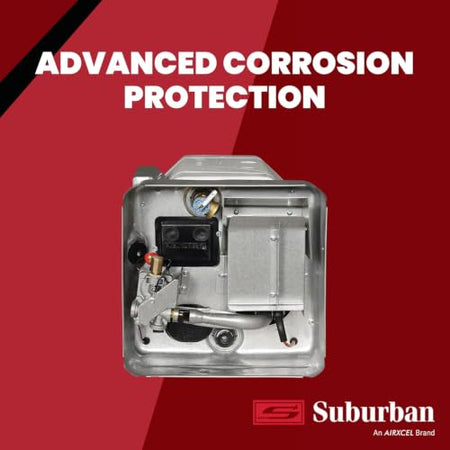 SUBURBAN MFG 5247A Suburban SW12DE 12-Gallon RV Water Heater, DSI & Electric () RV & Camper