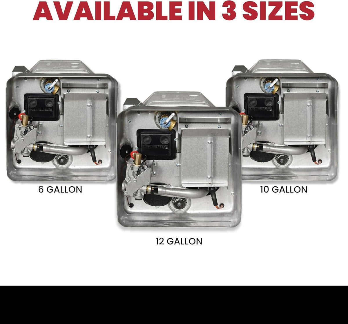 SUBURBAN MFG 5247A Suburban SW12DE 12-Gallon RV Water Heater, DSI & Electric () RV & Camper