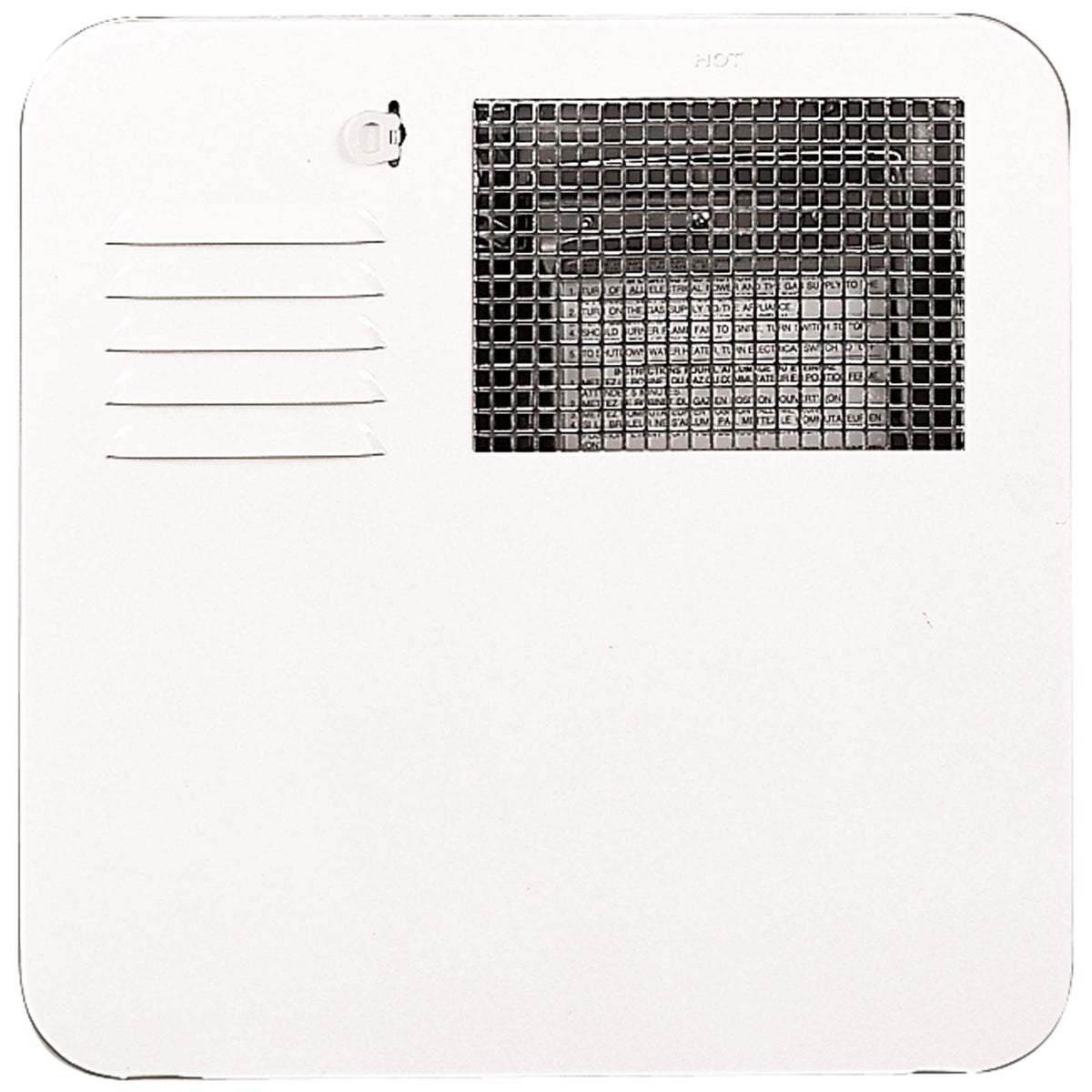 SUBURBAN MFG 6261APW Suburban Polar White Water Heater Door RV & Camper
