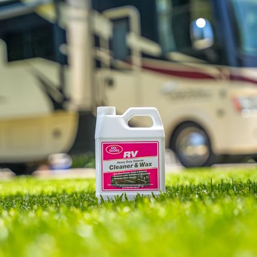 T.R. INDUSTY CW-32 Gel Gloss RV Professional Grade One-Step Carnauba Cleaner Wax, 32 oz RV & Camper