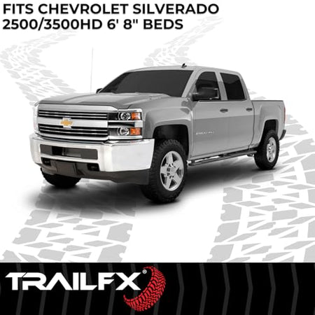 TRAILFX 642N Rubber Bed Mat Fits Chevrolet Silverado 2500 HD 6.8 Foot Bed 2020-2... Truck & Exterior