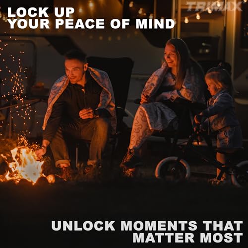 TRIMAX UMAX50D UMAX 50D - Trailer Lock for Hitch, Dual Purpose Transforms to U Loc...