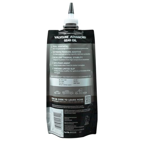 VALVOLINE 889785 CASEVAL FLEX 75W90 SYN GEAR OIL