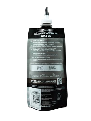 VALVOLINE 889787 VAL FLEX 75W140 SYN GEAR OIL LS