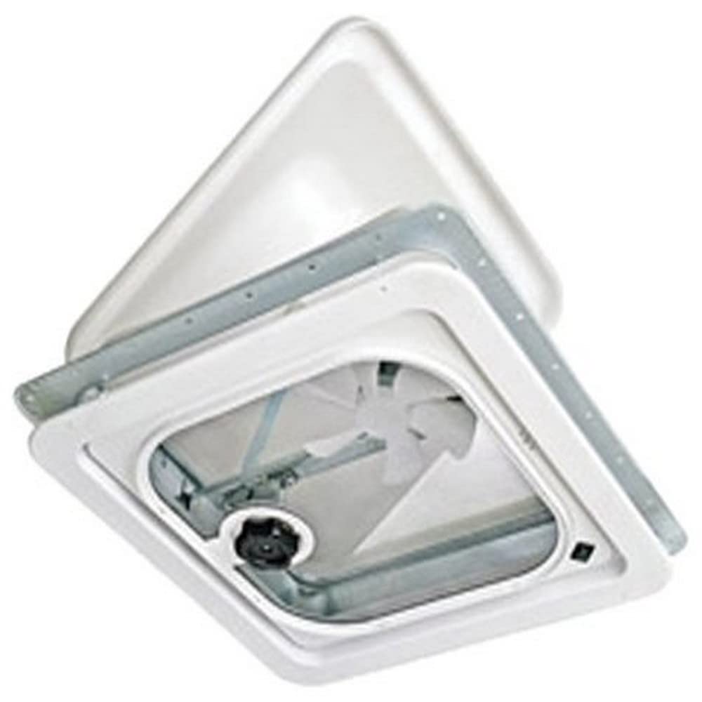 VENTLINE/DEX V209450100 Ventline V2094-501-00 Birch White 14 12V Radius Corner Vent with Po...