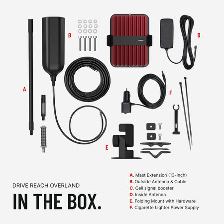 WE BOOST 472061 weBoost Drive Reach Overland - Cell Phone Signal Booster for Off Ro...