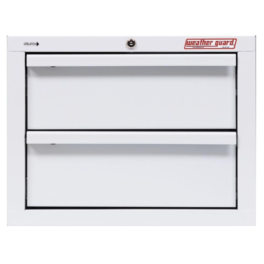 WEATHERGUARD 902-3-01 Weather Guard Secure Storage Module, 2 Drawer, Model Truck & Exterior