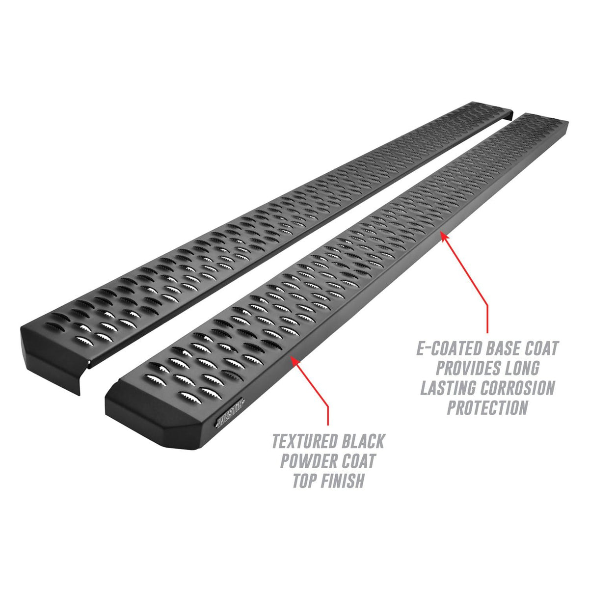 WESTIN 27-81005 Grate Steps Running Boards 46 Driver & 97 Passenger Side Truck & Exterior